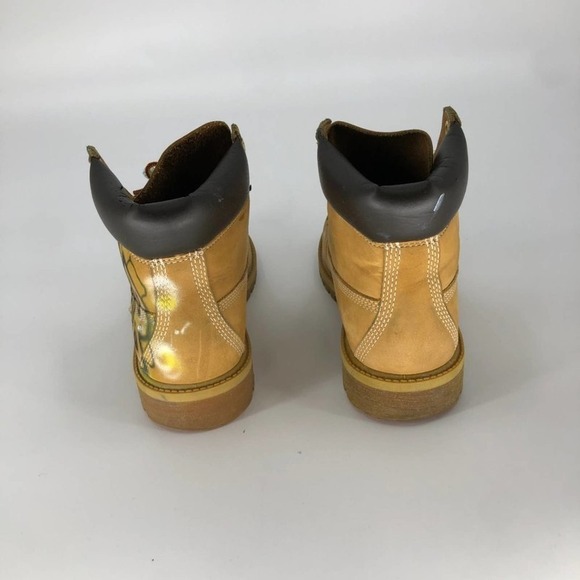 Timberland Boys Lace Up Waterproof Wheat Boots 6 - Picture 6 of 12